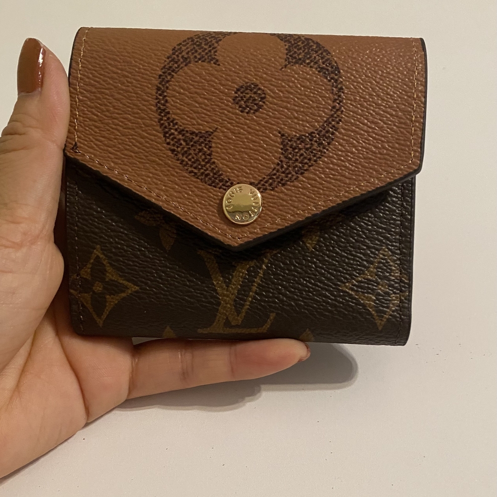 Louis Vuitton Brown and Tan Monogram Wallet